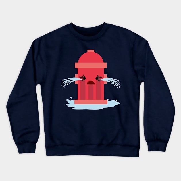 Cry-er-hydrant Crewneck Sweatshirt by shadyfolk